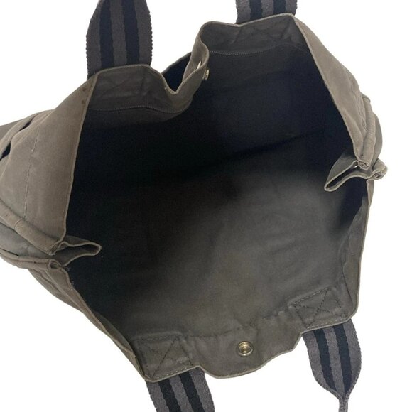Auth HERMES Fourre Tout Tote PM - Dark Gray Black Canvas None Tote Bag - Picture 6 of 10